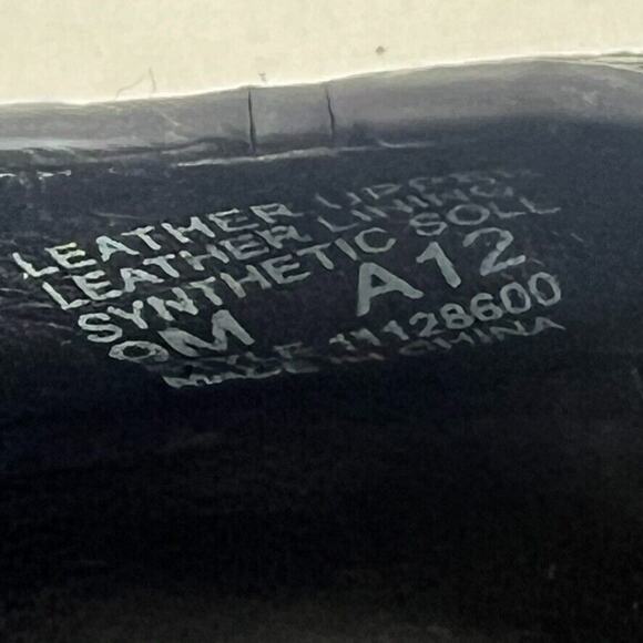 Tory Burch Wedge Pumps Women's Size 9 M Black Gold Leather Logo Peep Toe Wood - Picture 12 of 14